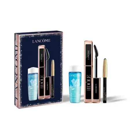 Lancome Lash Idole Mascara Routine Geschenkset 38,7 ml Mascara 8ml + Makeup Entferner 30ml + Kohlstift 0,7g