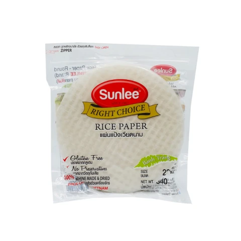 Sunlee Reispapier Rund 22cm 340g