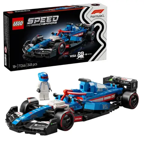 LEGO Speed Champions 77246 Visa Cash App RB VCARB 01 F1 Race Car