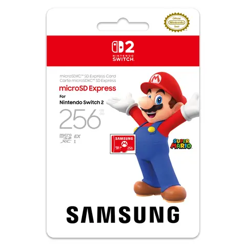 Samsung Carte microSD Express 256 Go pour Nintendo Switch 2