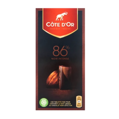 Cote D'or Côte d'Or Extra Noir Fin 86% 100g