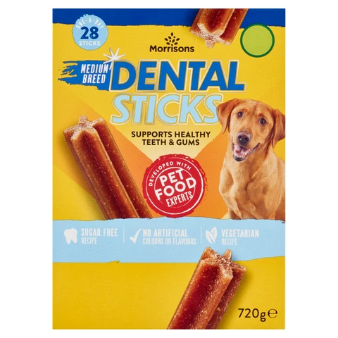 Morrisons Medium Breed Dental Sticks 720g
