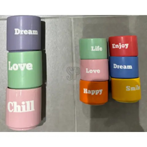 Tasse en porcelaine New Bone 6 pièces