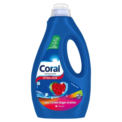 Coral Super wirksames Farbschutz-Waschmittel 23-mal