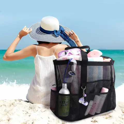 Sanddichte Strandtasche aus Polyamid – geräumige und sichere Badetasche für Zuhause