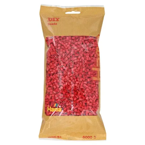 Hama 205-05 Beutel 6000 Perlen Rot