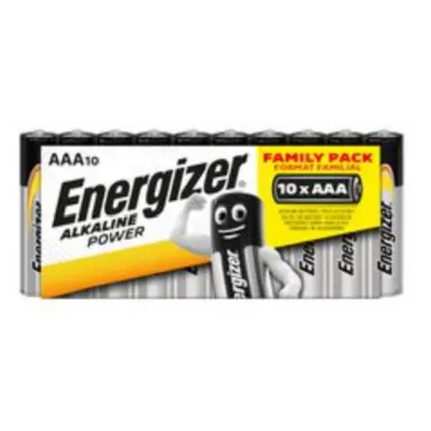 Energizer Battery Alkaline Power Micro AAA AAA 10-Pack