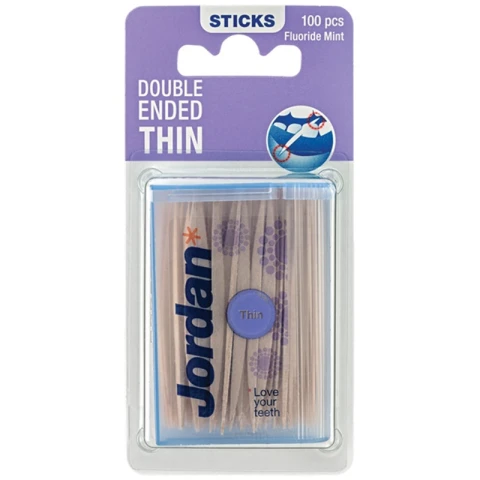 JORDAN Toothpick thin mint 100 pieces