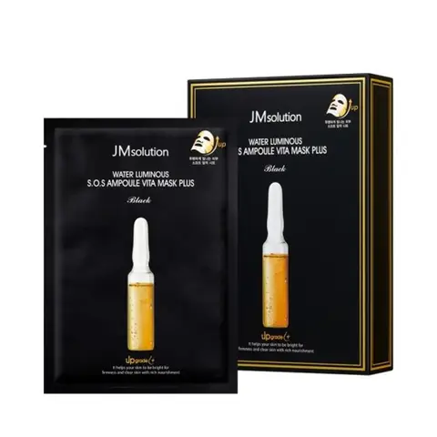 JMsolution Water Luminous Sos Ampoule Vita Maske Plus Vitamin regenerierende Maske 10 Stück