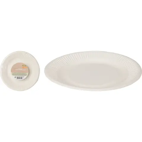 Papierscheiben aus Zuckerrohrzellstoff 18,2cm 8St