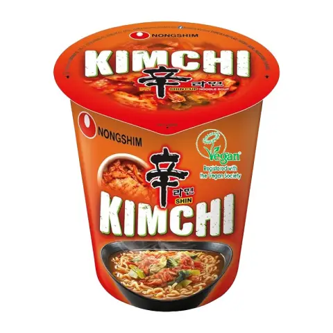 Nongshim Kimchi Ramyun Noodles (Cup) 75g 农心辛拉面泡菜味 (杯装) 75g