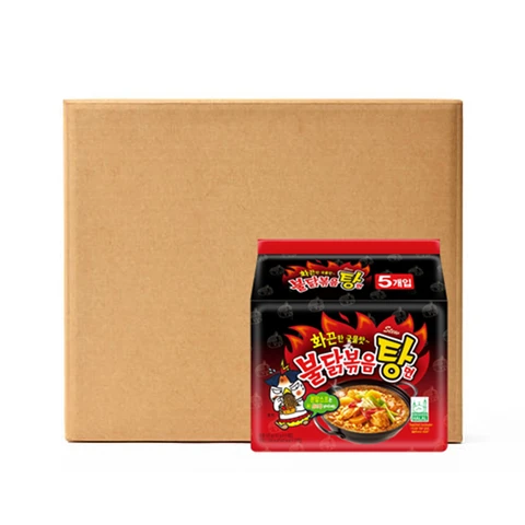 Samyang Buldak Hot Chicken Stew Ramen (Noodle Soup) – 140g × 5 verpakkingen × 8 (1 doos)