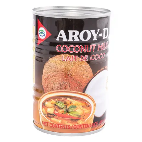 AROY-D Lait de coco pour la cuisine 19% de matières grasses 400 ml