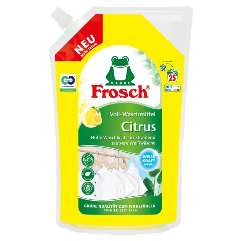 Frosch Waschmittel Flüssig Citrus 1,5 l 25 WL