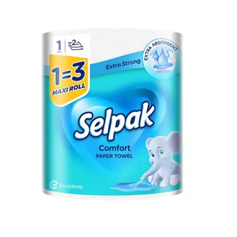 Selpak Kitchen roll Comfort Maxi 260 Sheets 1=3
