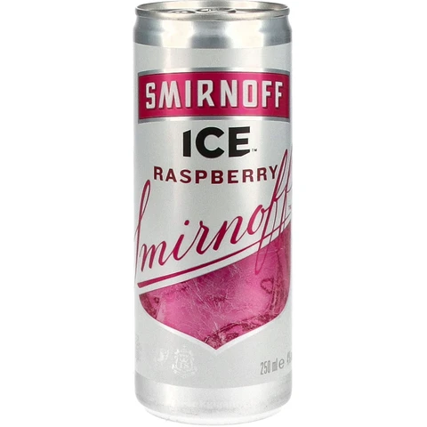Smirnoff Ice Raspberry Tart & Fruity 250 ml