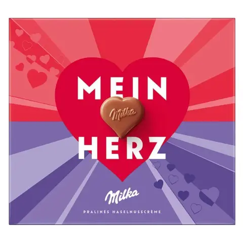 Milka Pralinen Von Herzen Haselnusscreme 110 g