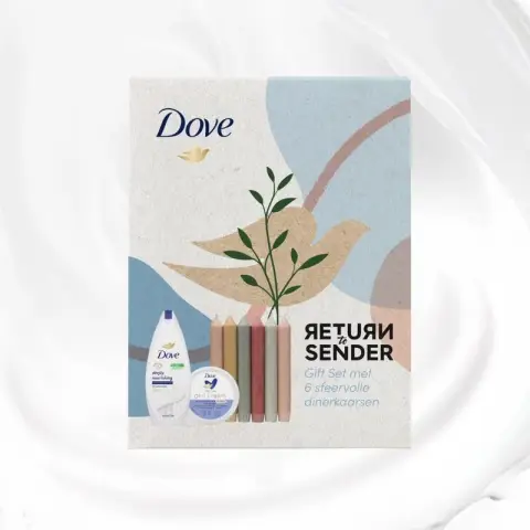 Dove Retourneren naar Afzender Giftset - Diep Voedend & Voedende Zorg 2x250ml