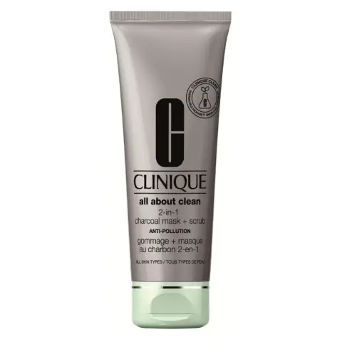 Clinique All About Clean 2-in-1 Aktivkohlemaske + Peeling 100 ml
