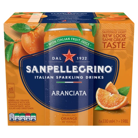 San Pellegrino Orange 6 x 330ml