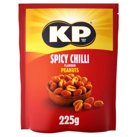 KP Spicy Chilli Peanuts 225g