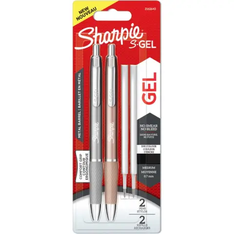 2x1 Sharpie S-Gel Metall Stahl