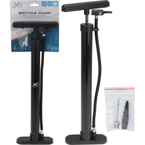 XQ Max Pompe à main manuelle Gonfleur de pneu Pression d'air Vélo Football Lit pneumatique Ballon Vélo Cycle Machine 45cm