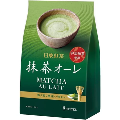 Matcha Instantané Au Lait Nittoh (Latte) 96g/boîte