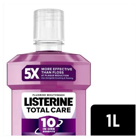 Listerine Total Care 10-in-1 Benefit Clean Mint Mouthwash 1L