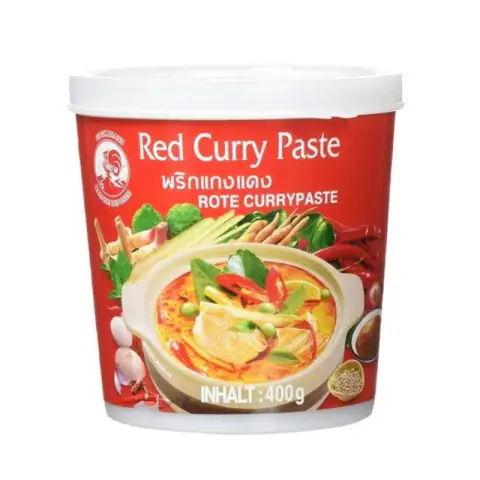 Cock Brand Pâte de curry rouge thaï 400g