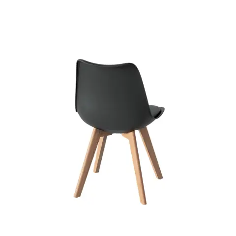 Chaise Baya en PP noir