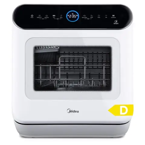 Midea Mini Geschirrspüler - 3 Gedecke IoT Touch Control 6+1 Programme