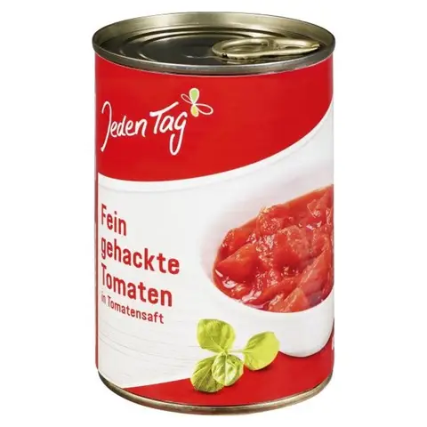 Jeden Tag Tomaten fein gehackt 425 ml