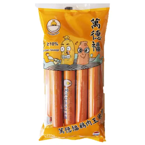 WD Instant Chicken Corn Sausage 270g 萬家火腿腸-雞肉玉米270g