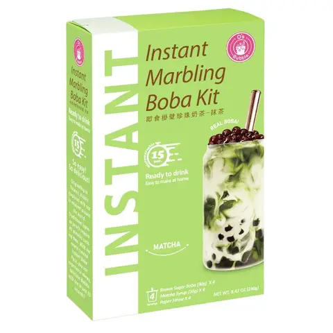 O'S BUBBLE INSTANT BOBA MATCHA 240g Boba-Kit Bubble Tea