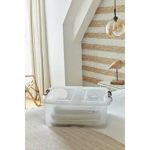 50L Smart Box & non folding lid-Clear