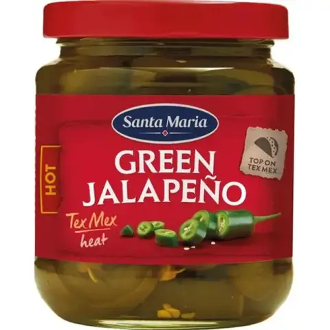  Green jalapenos 215g