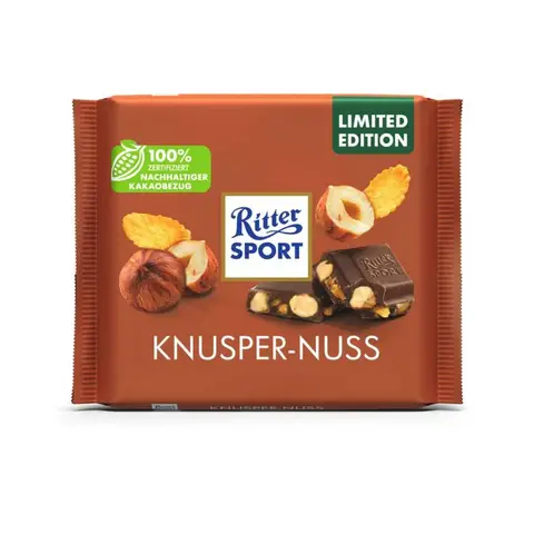 Ritter Sport Sorte Knuspernuss 100 g