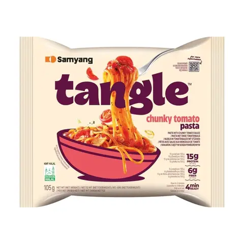 Samyang Tangle Chunky Tomato Pasta 105G 三养番茄浓汁意面