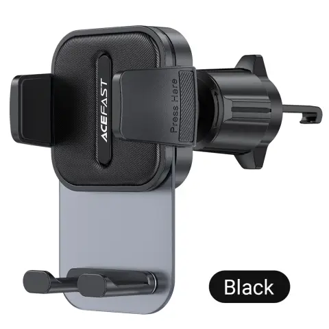 ACEFAST D25 Press-Type Car Phone Holder – Air Vent Mount - Black