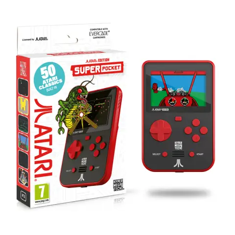 Atari Super Pocket Gaming Handheld 50 Games Retro Gaming Atari - 50 Games