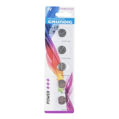 Grundig Batterij Knoopcel CR1620 5st