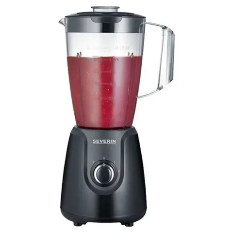 Severin SM 3707 - Blender - 600W Black Compact Design Easy Clean