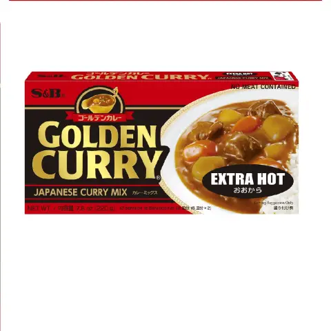 S&B Golden Curry Sauce Mix - Extra Hot 220g S&B 日本金装特辣咖喱 220克