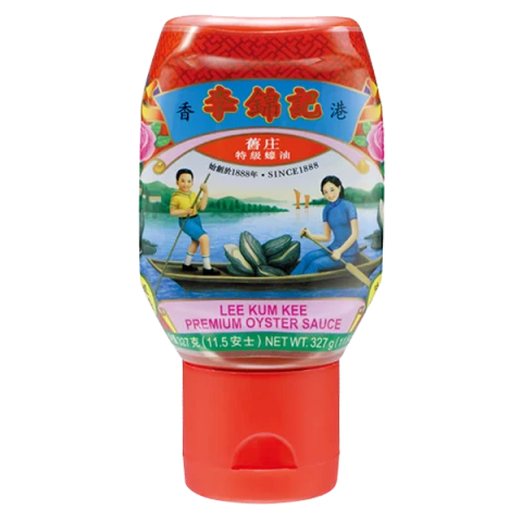 LKK PREMIUM OYSTER SAUCE (SQUEEZY BOTTLE) 327g 李錦記舊裝特級蠔油(擠擠瓶) 327g