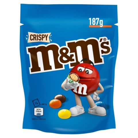 M&M's Pouch Crispy 187g Crispy