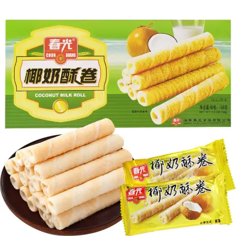 CG Coconut Milk Biscuit Roll 春光椰奶酥卷158g