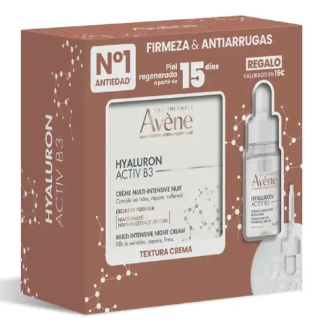 Avène HYALURON ACTIV B3 Cream + HAB3 Serum Gift Set 2 pcs Cream 50 ml + Serum 10 ml