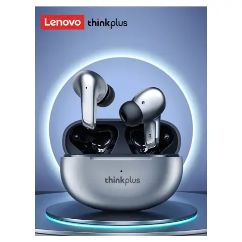 Thinkplus Casque Bluetooth semi-intra-auriculaire LP5 longue durée de vie, gris argenté Casque bluetooth lp5 semi-intra-auriculaire longue durée de vie de la batterie, gris argenté