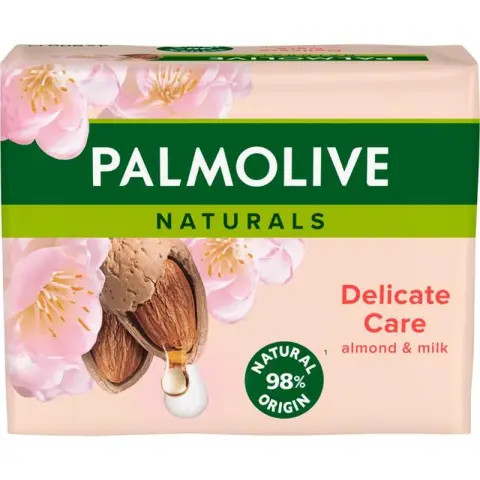 Palmolive Soap - Delicate Care Almond 4 x 90 g